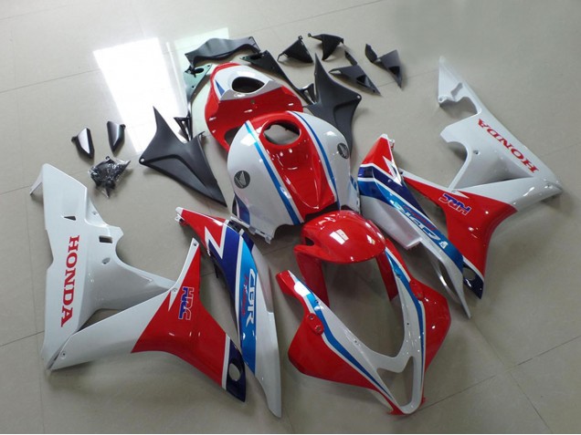 Carenados Moto Honda CBR600RR 2007-2008 - Blanco Rojo Azul Claro HRC Asequibles