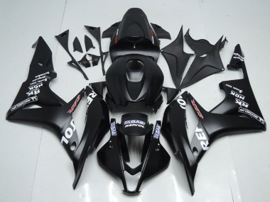 Kits Carenado Moto Honda CBR600RR 2007-2008 - Negro Mate Blanco Repsol Asequibles