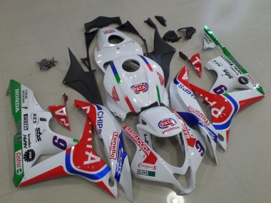 Carenados Moto Honda CBR600RR 2007-2008 - Blanco Rojo Azul Verde Pata 6 Asequibles