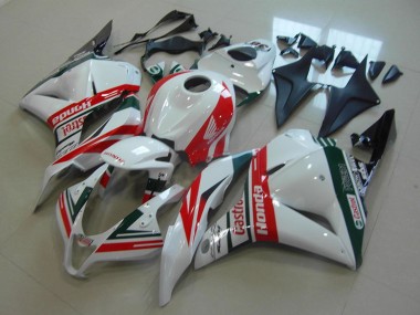 Carenados Moto Honda CBR600RR 2009-2012 - Blanco Rojo Verde Castrol Asequibles