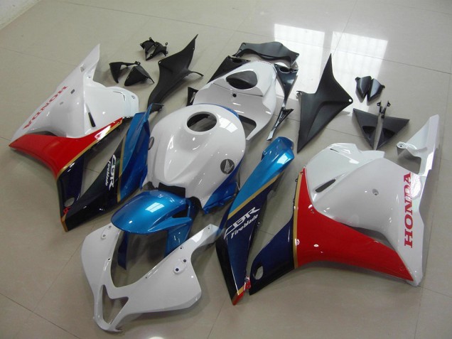 Carenado Moto Honda CBR600RR 2009-2012 - Blanco Azul Rojo Negro Brillante Asequibles