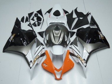 Carenados Moto Honda CBR600RR 2009-2012 - Blanco Plata Naranja Negro Brillante Asequibles