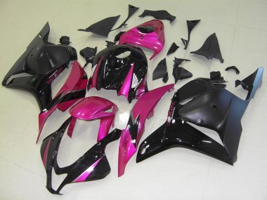 Carenados Moto Honda CBR600RR 2009-2012 - Rosa Negro Brillante Negro Mate Asequibles
