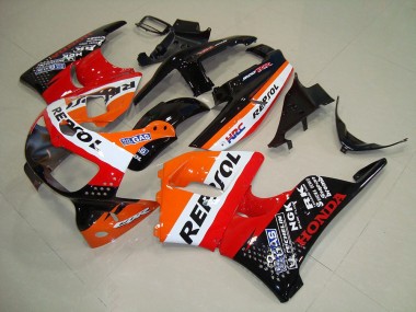 Carenados Moto Honda CBR900RR 893 1994-1995 - Naranja Blanco Rojo Negro Brillante HRC Repsol Asequibles