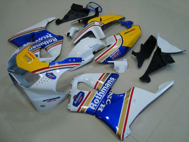 Carenados Moto Honda CBR900RR 919 1998-1999 - Blanco Azul Amarillo Rothmans Asequibles