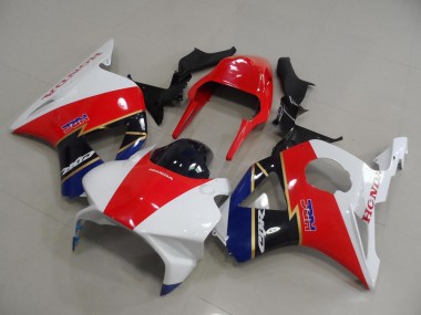 Carenados Moto Honda CBR900RR 954 2002-2003 - Rojo Blanco Azul Oscuro Asequibles