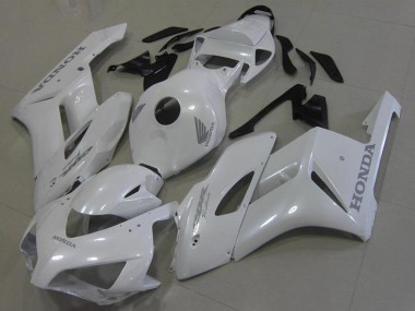 Carenados Moto Honda CBR1000RR 2006-2007 - Blanco Plata Calcomanías Asequibles