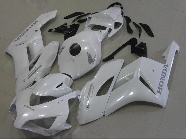 Carenados Moto Honda CBR1000RR 2006-2007 - Blanco Plata Calcomanías Asequibles