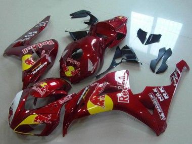 Carenados Moto Honda CBR1000RR 2006-2007 - Rojo Amarillo Blanco Rojo Bull Asequibles