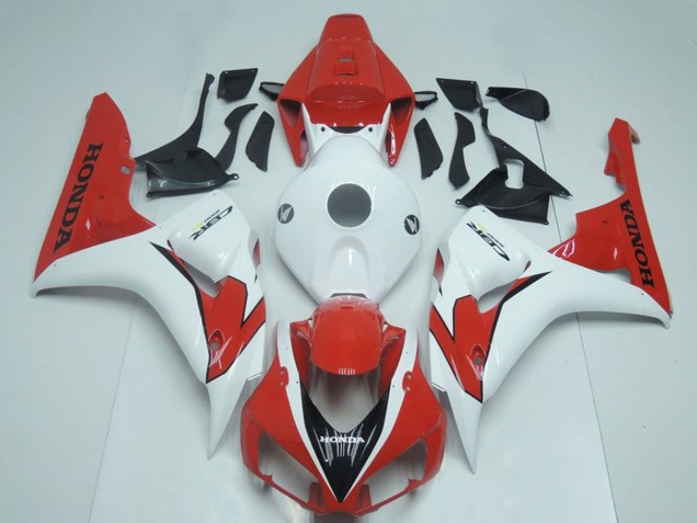 Carenado Moto Honda CBR1000RR 2006-2007 - Blanco Rojo Asequibles