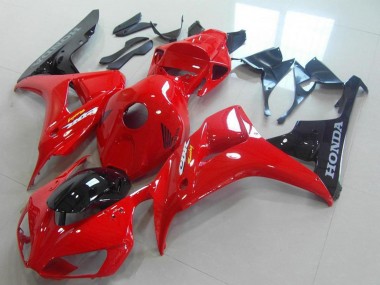 Carenado Moto Honda CBR1000RR 2006-2007 - Rojo Negro Brillante Asequibles