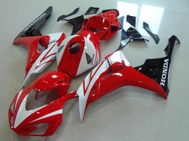 Kits Carenados Moto Honda CBR1000RR 2006-2007 - Blanco Rojo Negro Brillante Asequibles