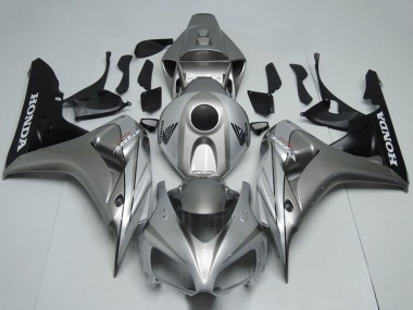 Carenado Moto Honda CBR1000RR 2006-2007 - Plata Negro Mate Asequibles