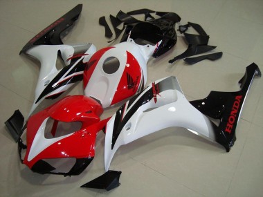 Kit Carenados Moto Honda CBR1000RR 2006-2007 - Blanco Rojo Negro Brillante Asequibles