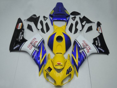 Carenados Moto Honda CBR1000RR 2006-2007 - Azul Amarillo Blanco Negro Brillante Rojo Nastro Azzurro Asequibles