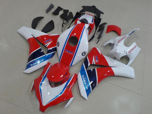 Kits Carenado Moto Honda CBR1000RR 2008-2011 - Blanco Rojo Azul HRC Asequibles
