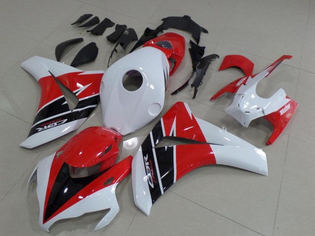 Kits Carenados Moto Honda CBR1000RR 2008-2011 - Blanco Rojo Negro Brillante Asequibles