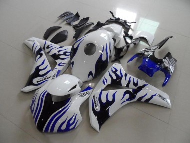 Carenados Moto Honda CBR1000RR 2008-2011 - Blanco Azul Llama Carrera Asequibles