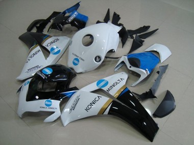 Carenados Moto Honda CBR1000RR 2008-2011 - Blanco Azul Negro Brillante Konica Minolta Asequibles