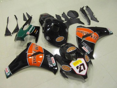 Carenados Moto Honda CBR1000RR 2008-2011 - Negro Brillante Naranja HM Plant 27 Asequibles