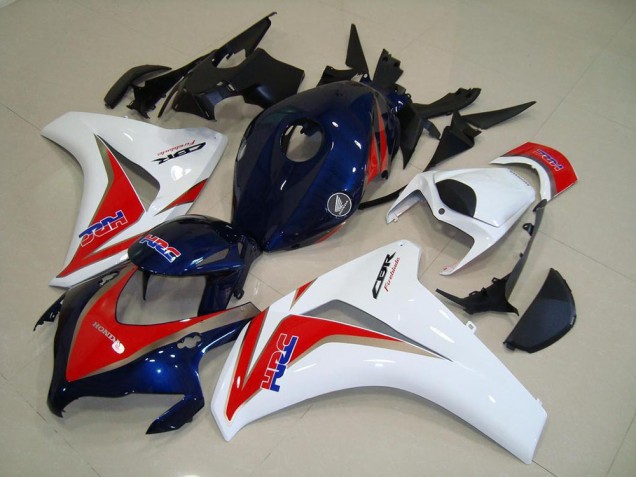 Carenados Moto Honda CBR1000RR 2008-2011 - Blanco Rojo Azul HRC Asequibles