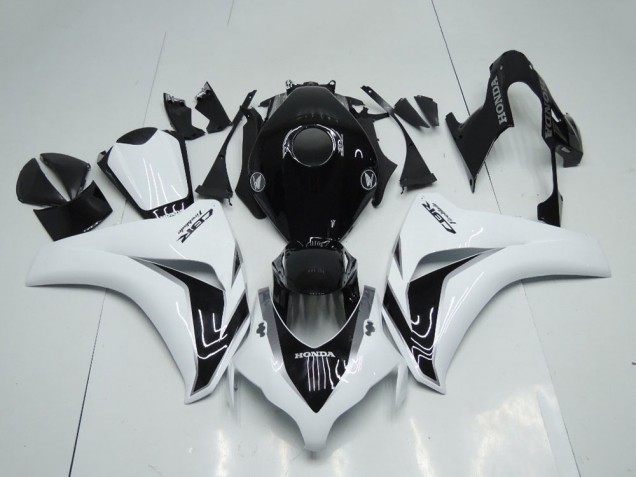 Kit Carenados Moto Honda CBR1000RR 2008-2011 - Blanco Negro Brillante Asequibles