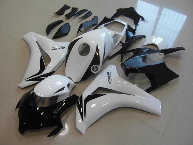 Kits Carenado Moto Honda CBR1000RR 2008-2011 - Blanco Negro Brillante Asequibles