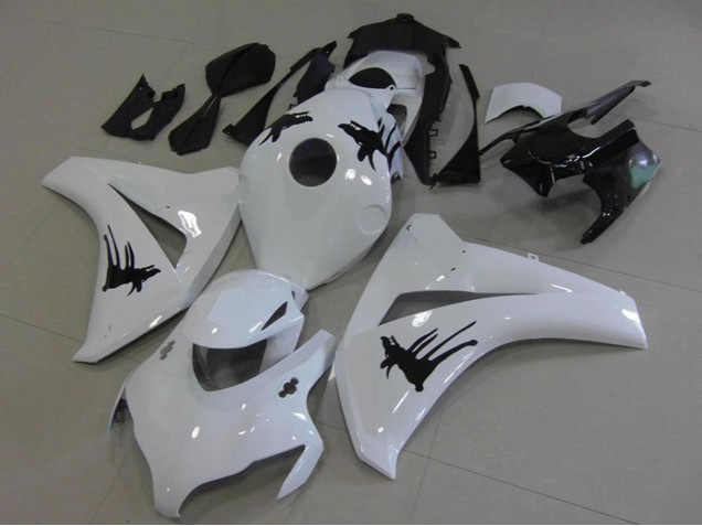 Carenados Moto Honda CBR1000RR 2008-2011 - Blanco Negro Especial Calcomanías Asequibles