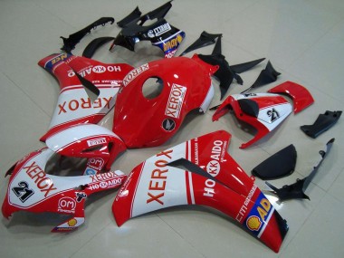 Carenados Moto Honda CBR1000RR 2008-2011 - Blanco Rojo Xerox 21 Asequibles