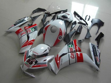 Carenados Moto Honda CBR1000RR 2012-2016 - Blanco Rojo Verde Castrol Asequibles