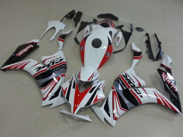 Carenados Moto Honda CBR1000RR 2012-2016 - Blanco Rojo Plata Negro One Heart Asequibles