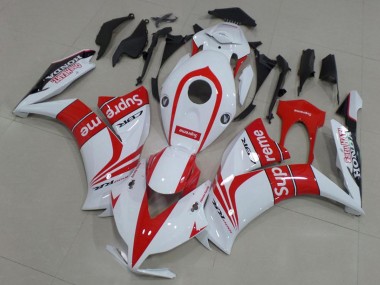 Carenados Moto Honda CBR1000RR 2012-2016 - Blanco Rojo Negro Supreme Asequibles