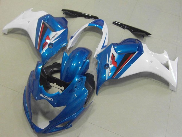 Carenados Moto Suzuki GSX650F 2008-2013 - Blanco Azul Asequibles