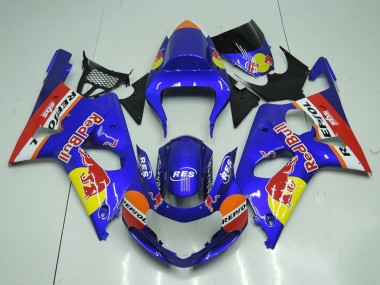 Carenados Moto Suzuki GSXR 1000 2000-2002 - Azul Amarillo Rojo Bull Repsol Asequibles