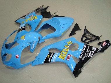 Carenados Moto Suzuki GSXR 1000 2000-2002 - Azul Claro Amarillo Negro Rizla Asequibles