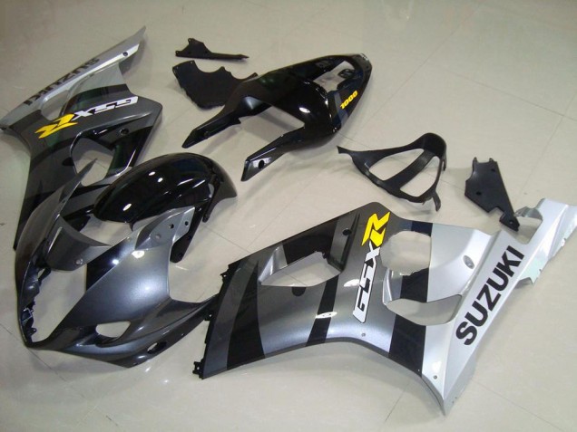 Carenados Moto Suzuki GSXR 1000 2003-2004 - Plata Gris Negro Amarillo Asequibles