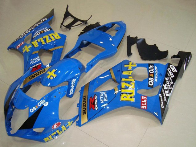 Carenados Moto Suzuki GSXR 1000 2003-2004 - Azul Oro Negro Rizla Asequibles