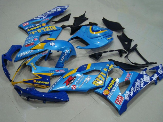 Carenados Moto Suzuki GSXR 1000 2005-2006 - Azul Oro Rizla Asequibles