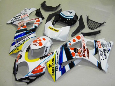 Carenados Moto Suzuki GSXR 1000 2007-2008 - Blanco Rojo Amarillo Azul Negro Pepe Phone Asequibles