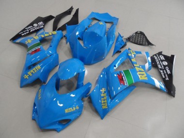 Carenados Moto Suzuki GSXR 1000 2007-2008 - Azul Amarillo Negro Rizla Carrera Asequibles
