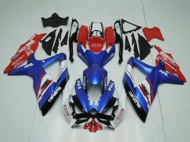 Carenados Moto Suzuki GSXR 1000 2009-2016 - Azul Rojo Blanco Piaa Motul Asequibles