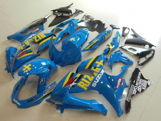 Carenados Moto Suzuki GSXR 1000 2009-2016 - Azul Amarillo Rizla Hopper Motul Asequibles