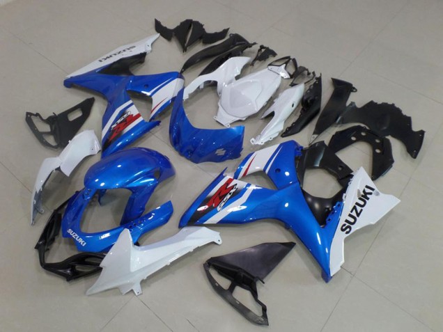 Kits Carenado ABS Suzuki GSXR 1000 2009-2016 - Blanco Azul Negro Asequibles