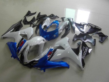 Carenados Moto Suzuki GSXR 1000 2009-2016 - Blanco Azul Negro OEM Estilo Asequibles