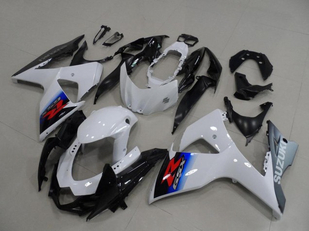 Carenados Moto Suzuki GSXR 1000 2009-2016 - Blanco Azul Plata Negro Asequibles