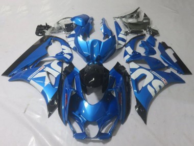 Carenados Moto Suzuki GSXR 1000 2017-2024 - Azul Blanco Negro Asequibles