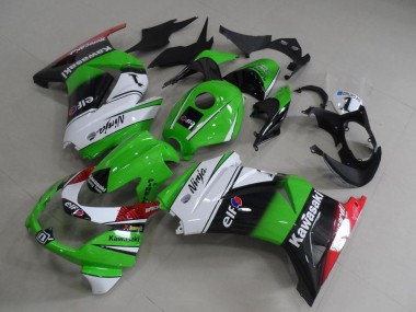 Carenados Moto Kawasaki ZX250R 2008-2012 - Blanco Verde Negro Rojo Elf Asequibles