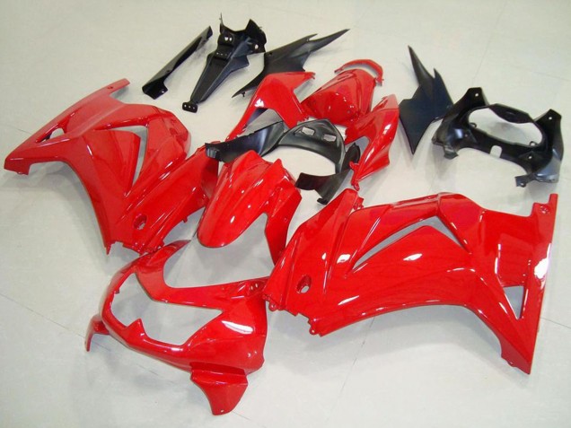 Carenados Moto Kawasaki ZX250R 2008-2012 - Rojo Negro Asequibles