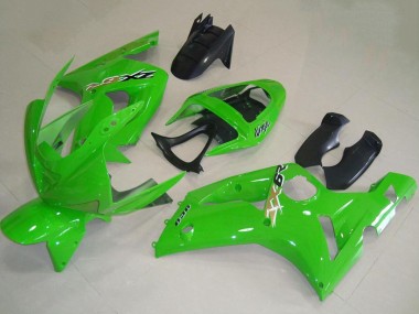 Carenados Moto Kawasaki ZX6R 2003-2004 - Verde Asequibles