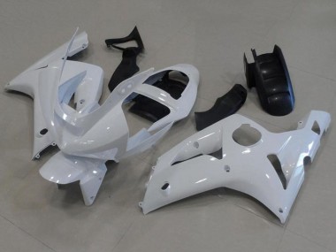 Carenados Moto Kawasaki ZX6R 2003-2004 - Blanco Asequibles